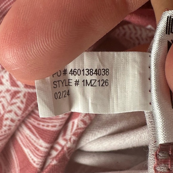 Travis Mathew Sea Journey Golf Polo Shirt XL Pink White Floral All Over Print - Picture 10 of 13